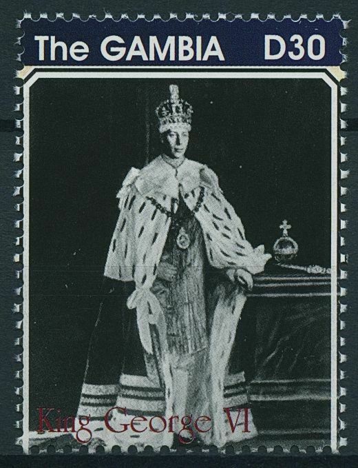 Gambia 2011 MNH Royalty Stamps King George VI Accession 75th Anniversay 1v