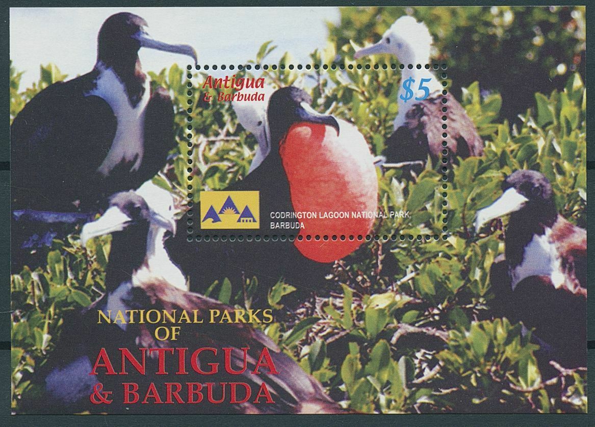 Antigua & Barbuda 2006 MNH Landscapes Stamps National Parks Birds 1v S/S I