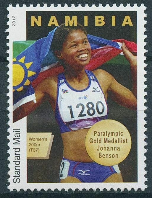 Namibia 2012 MNH Sports Stamps London 2012 Paralympics Johanna Benson 1v Set