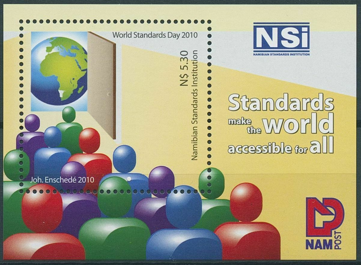 Namibia 2010 MNH Science Stamps World Standards Day 1v M/S