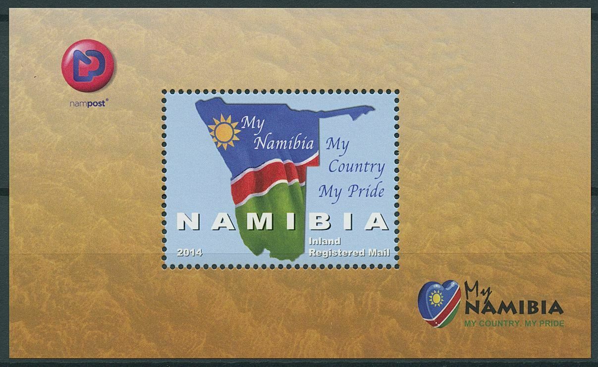 Namibia 2014 MNH Flags Stamps My Country My Pride National Emblems 1v M/S