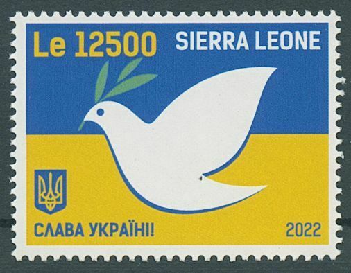 Sierra Leone 2022 MNH Peace for Ukraine Stamps Doves 1v Set