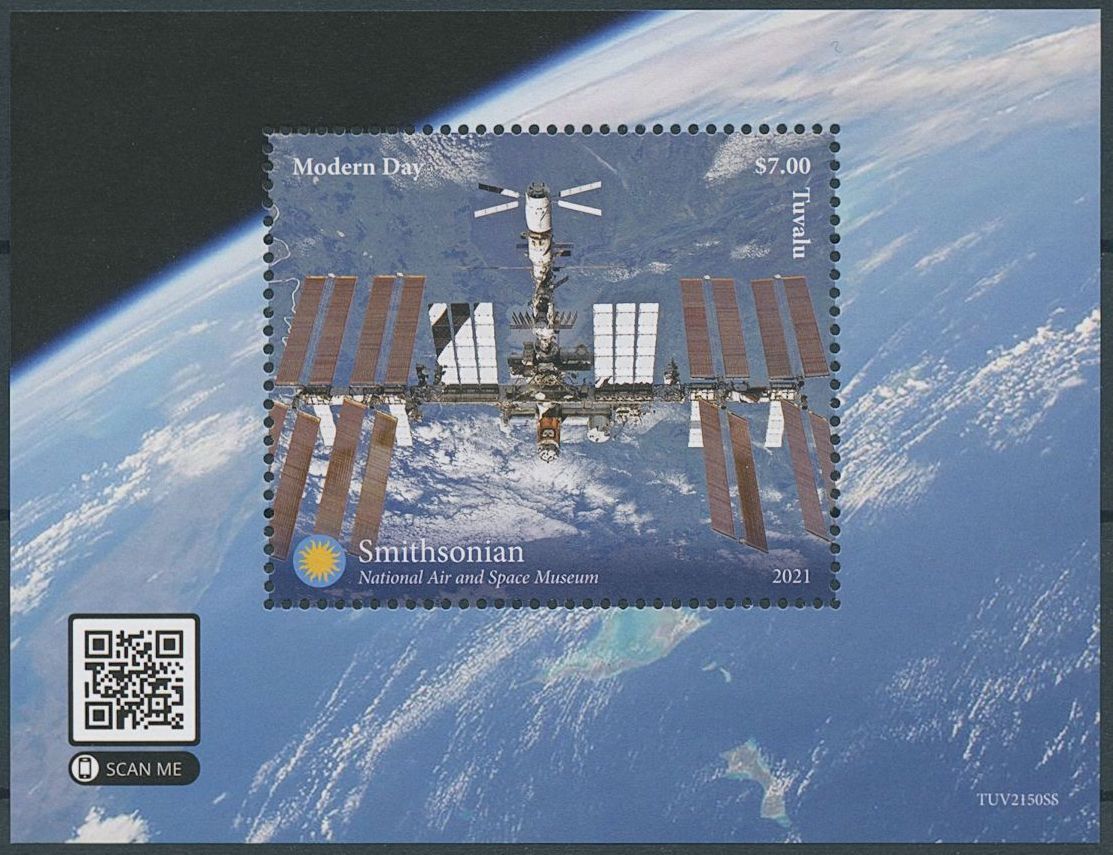 Tuvalu 2021 MNH Space Stamps Modern Day Smithsonian Museums 1v S/S I
