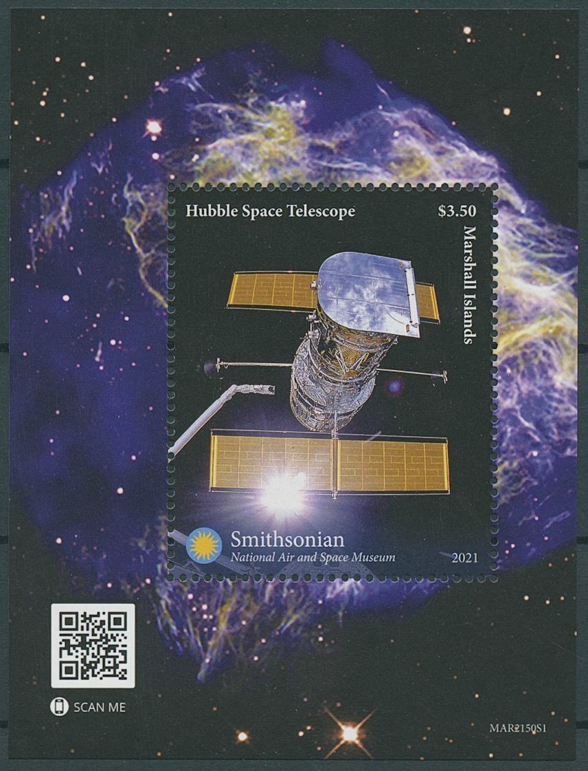 Marshall Islands 2021 MNH Space Stamps Hubble Telescope Smithsonian 1v S/S II