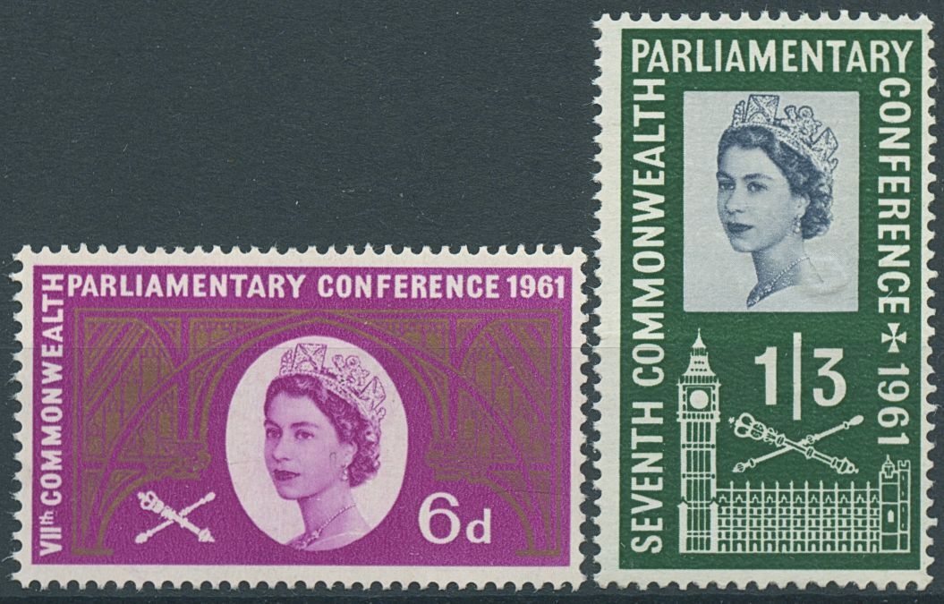 GB 1961 MNH Politics Stamps Seventh Commonwealth Parliamentary Conference 2v Set
