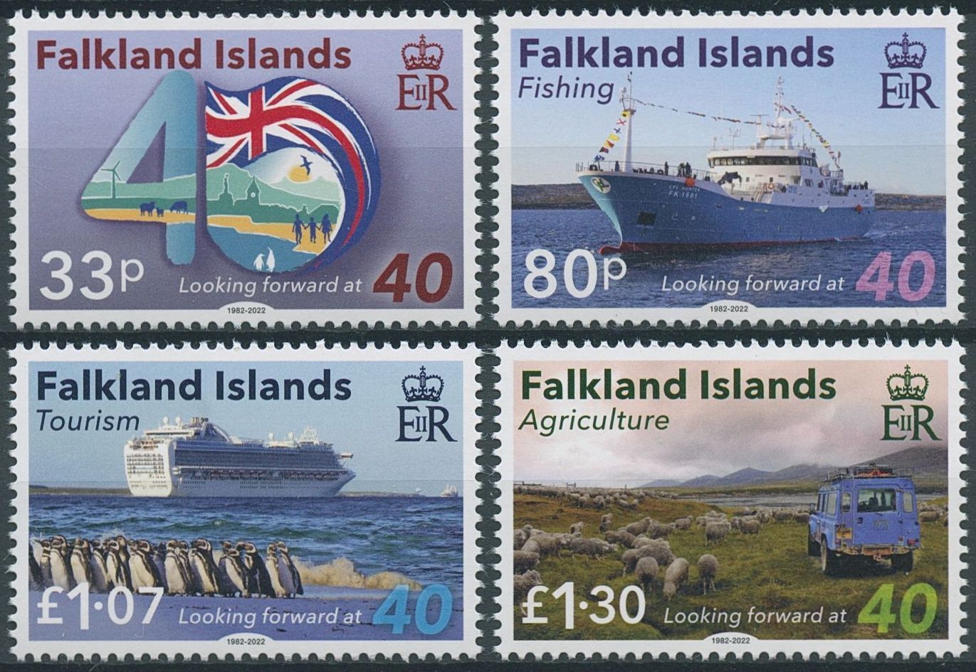Falkland Islands 2022 MNH Ships Stamps Liberation Falklands War Fishing 4v Set
