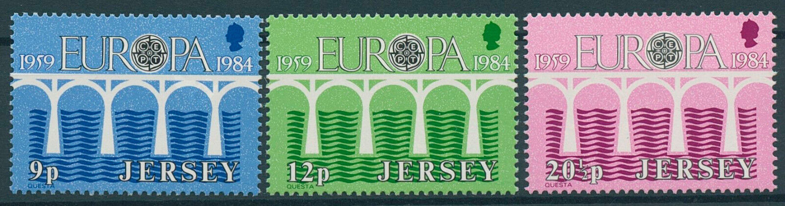 Jersey 1984 MNH Europa Stamps CEPT 25th Anniversary 3v Set