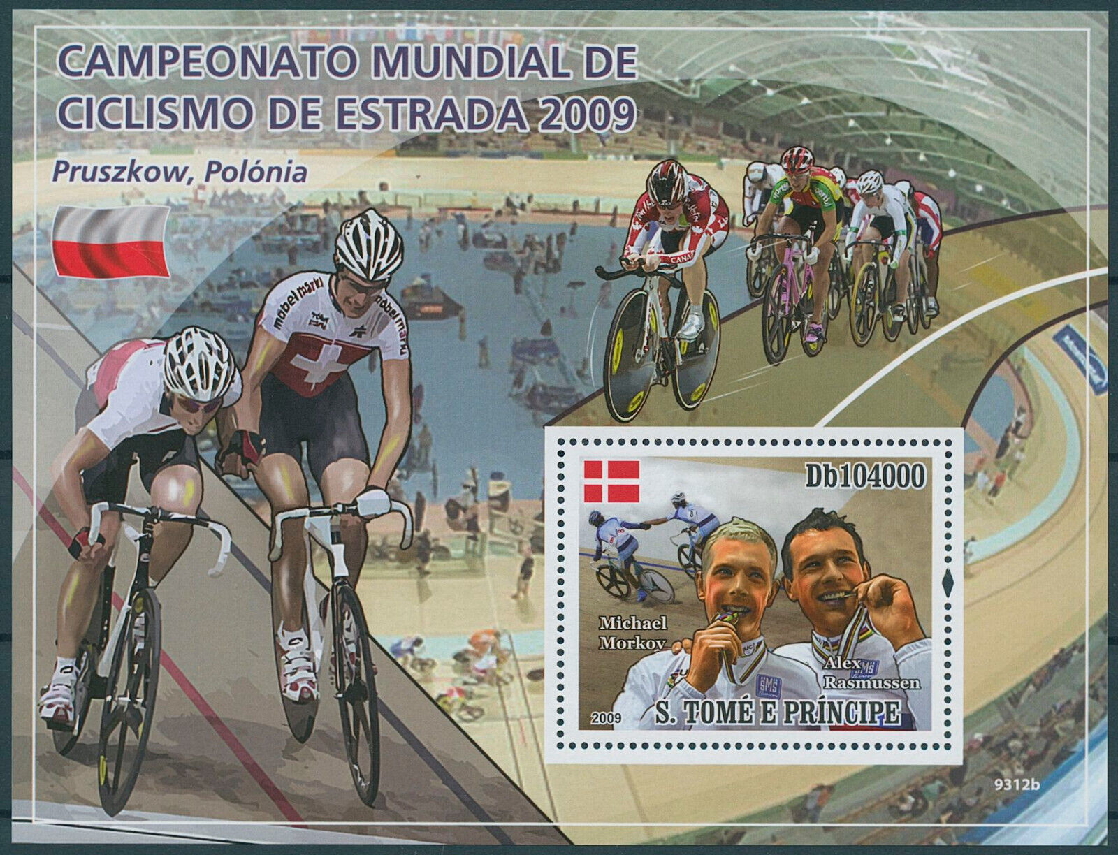 Sao Tome & Principe 2009 MNH Sports Stamps Cycling World Championships 1v S/S