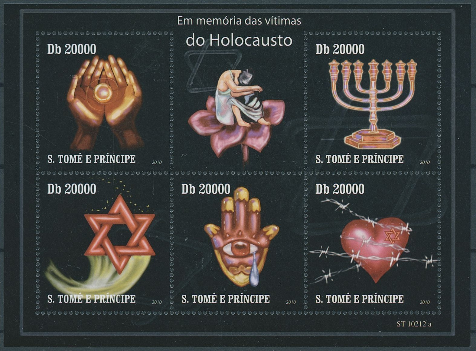 Sao Tome & Principe 2010 MNH Military Stamps WWII WW2 Holocaust Memorial 5v M/S