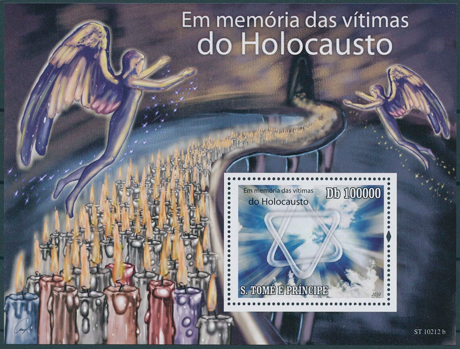 Sao Tome & Principe 2010 MNH Military Stamps WWII WW2 Holocaust Memorial 1v S/S