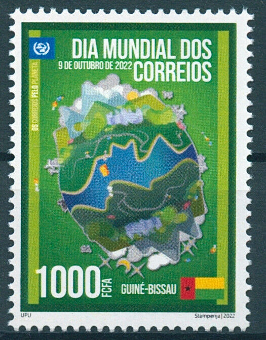 Guinea-Bissau 2022 MNH Postal Services Stamps UPU World Post Day 1v Set