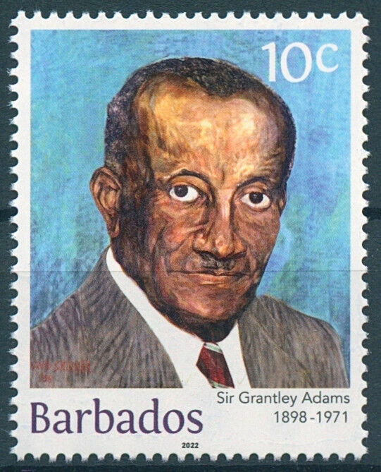 Barbados 2022 MNH People Stamps Builders Sir Grantley Adams R/P 1v Set