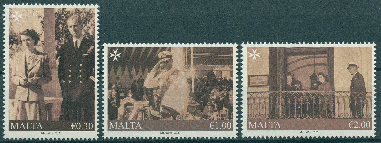 Malta 2021 MNH Royalty Stamps Prince Philip 100th Birthday Anniv 3v Set