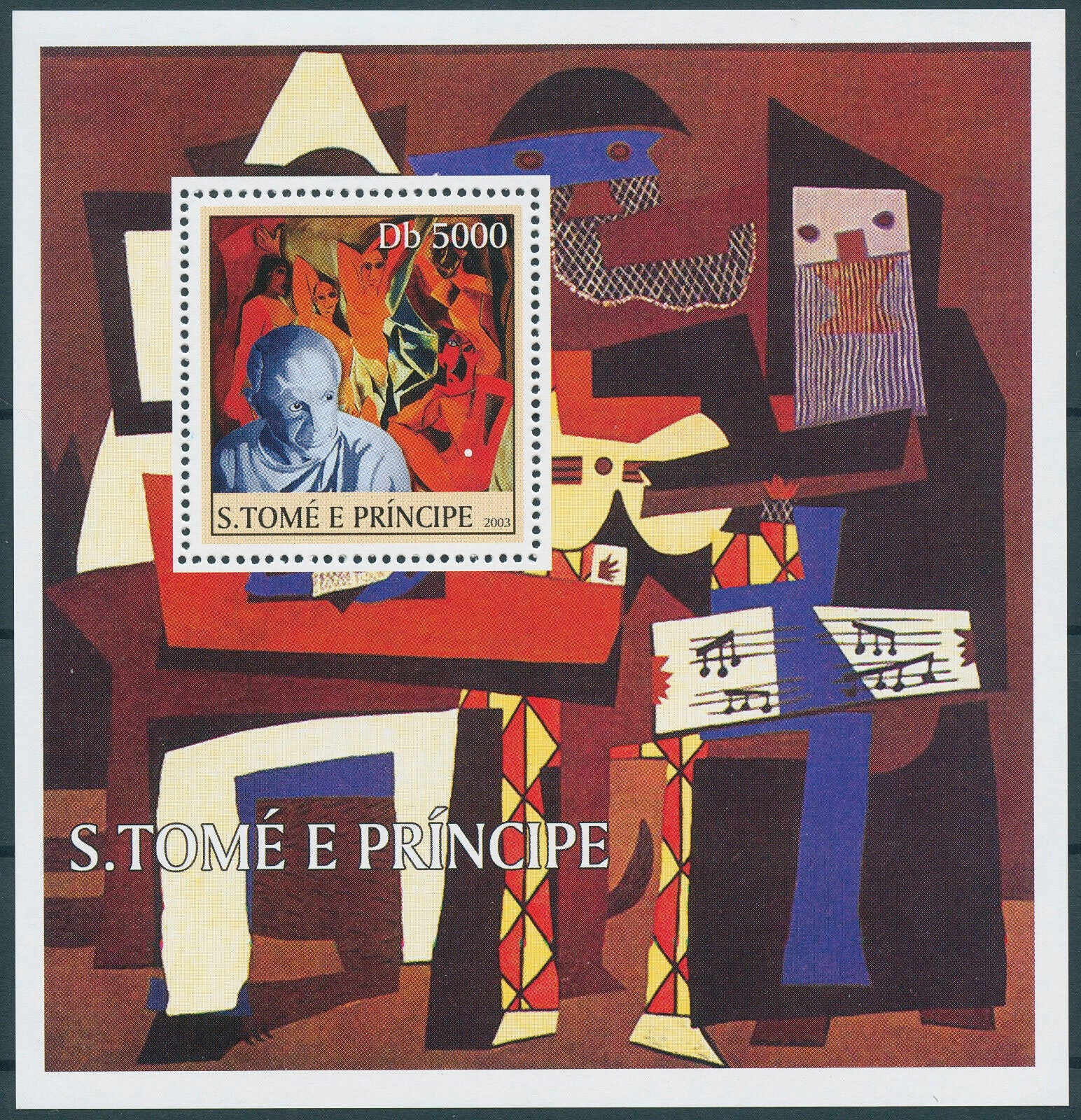 Sao Tome & Principe 2003 MNH Art Stamps Pablo Picasso Paintings 1v S/S