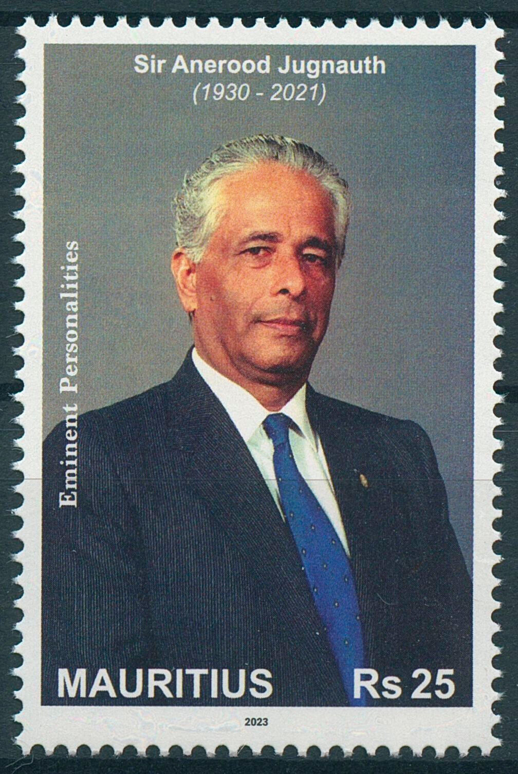 Mauritius 2023 MNH Politicians Stamps Sir Anerood Jugnaugth Presidents 1v Set