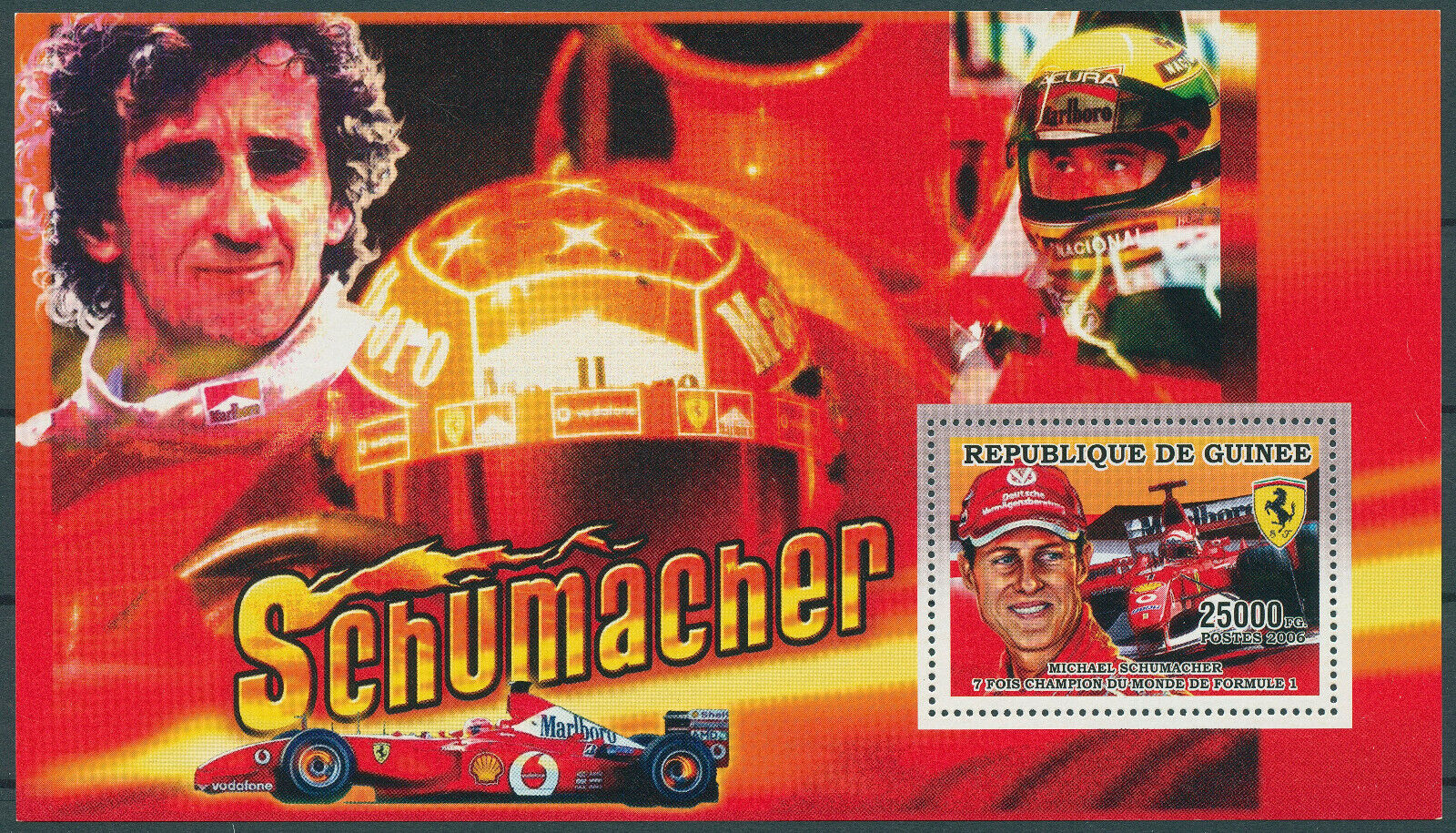Guinea 2006 MNH Sports Stamps F1 Formula 1 Michael Schumacher 1v S/S II