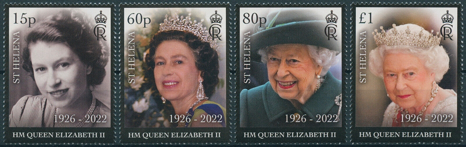 St Helena 2023 MNH Royalty Stamps Queen Elizabeth II Memorial 4v Set