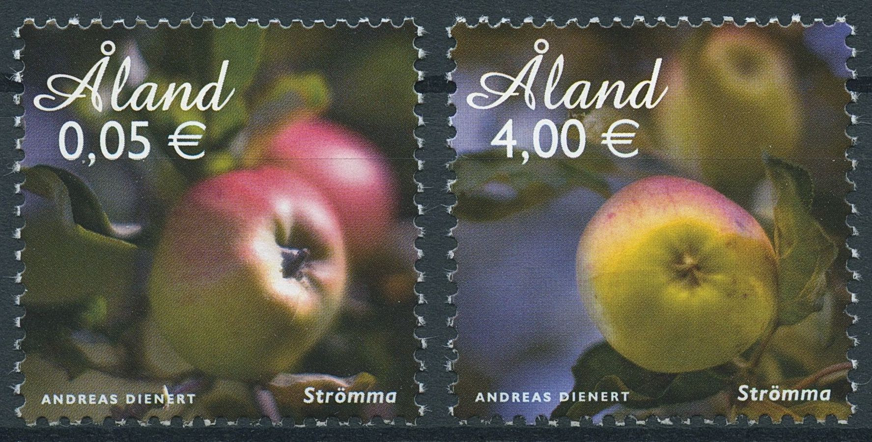 Aland 2011 MNH Apples Stromma Apple 2v Set Nature Fruit Fruits Stamps