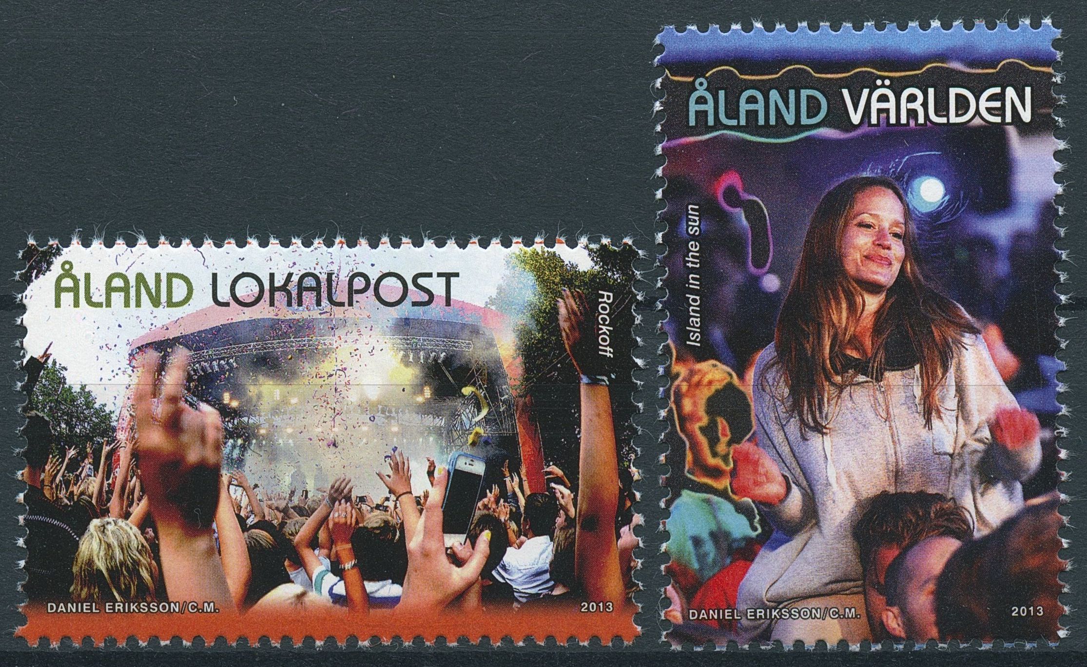 Aland 2013 MNH Popular Music Festivals Rockoff Island in the Sun 2v Set Stamps