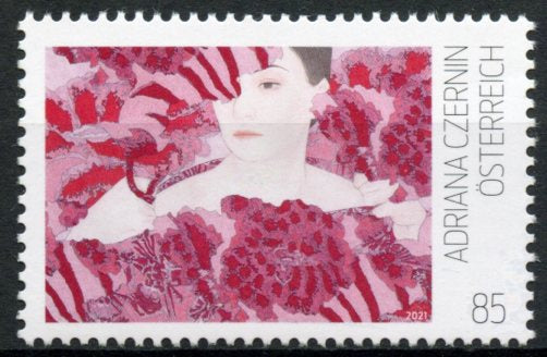 Austria 2021 MNH Art Stamps Adriana Czernin Paintings 1v Set
