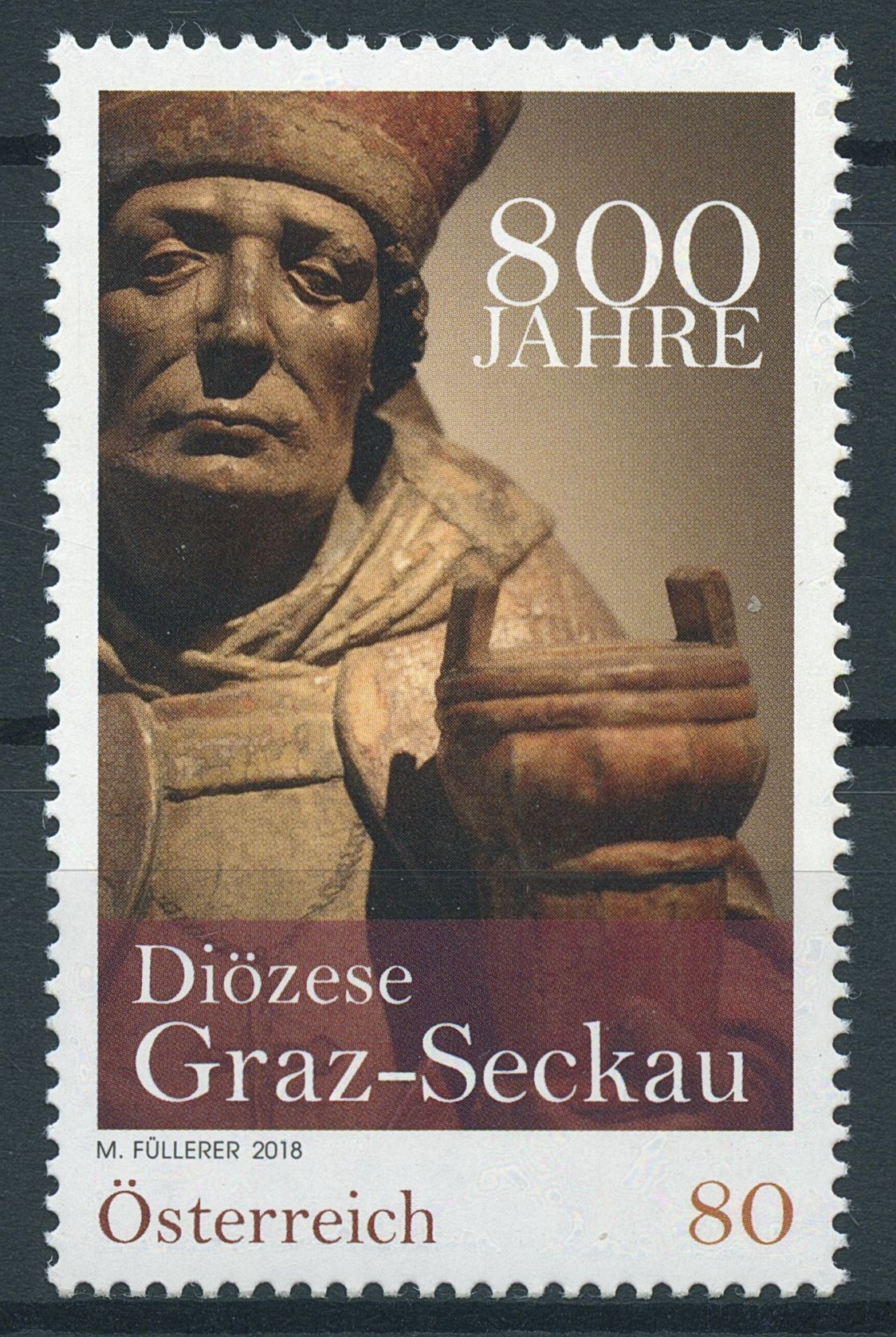 Austria 2018 MNH Diocese Graz-Seckau 800th Anniv 1v Set Religion Stamps