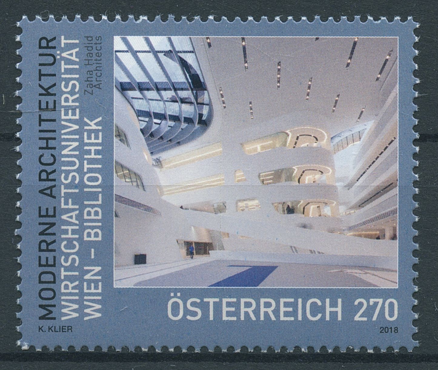 Austria 2018 MNH Vienna University Economics Business 1v Set Architecture Stamps
