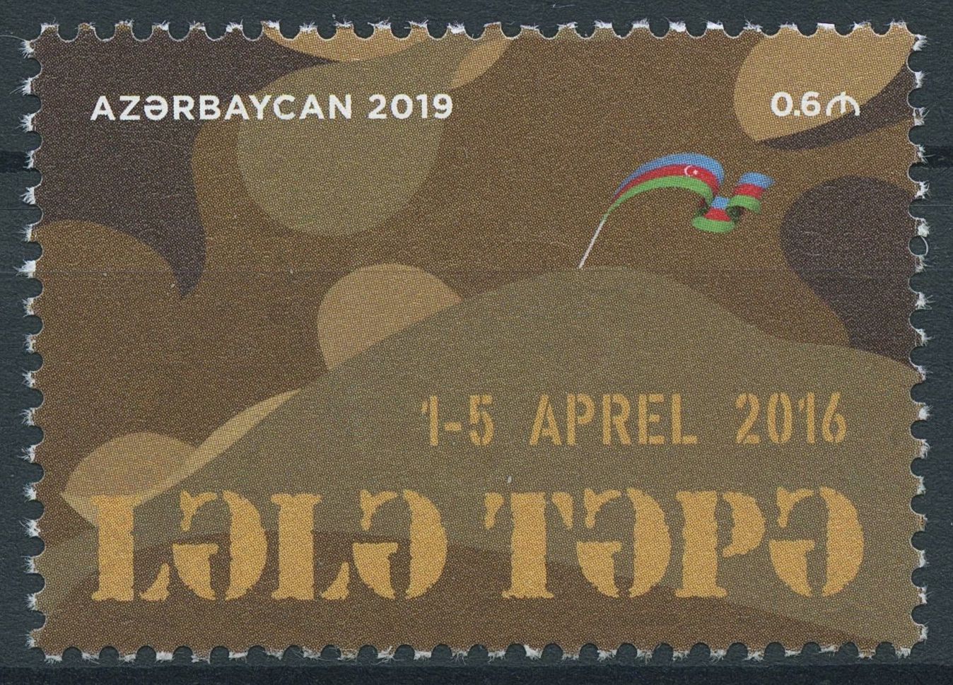 Azerbaijan 2019 MNH April Four-Day War 3rd Anniv 1v Set Military & War Stamps