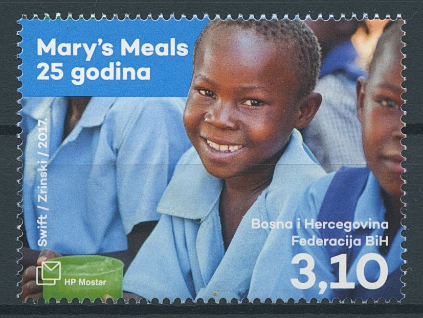Bosnia & Herzegovina 2017 MNH Mary's Meals 25 Yrs 1v Set Humanitarian Aid Stamps