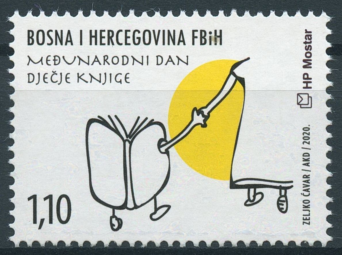 Bosnia & Herzegovina Books Stamps 2020 MNH Intl Children's Book Day 1v Set