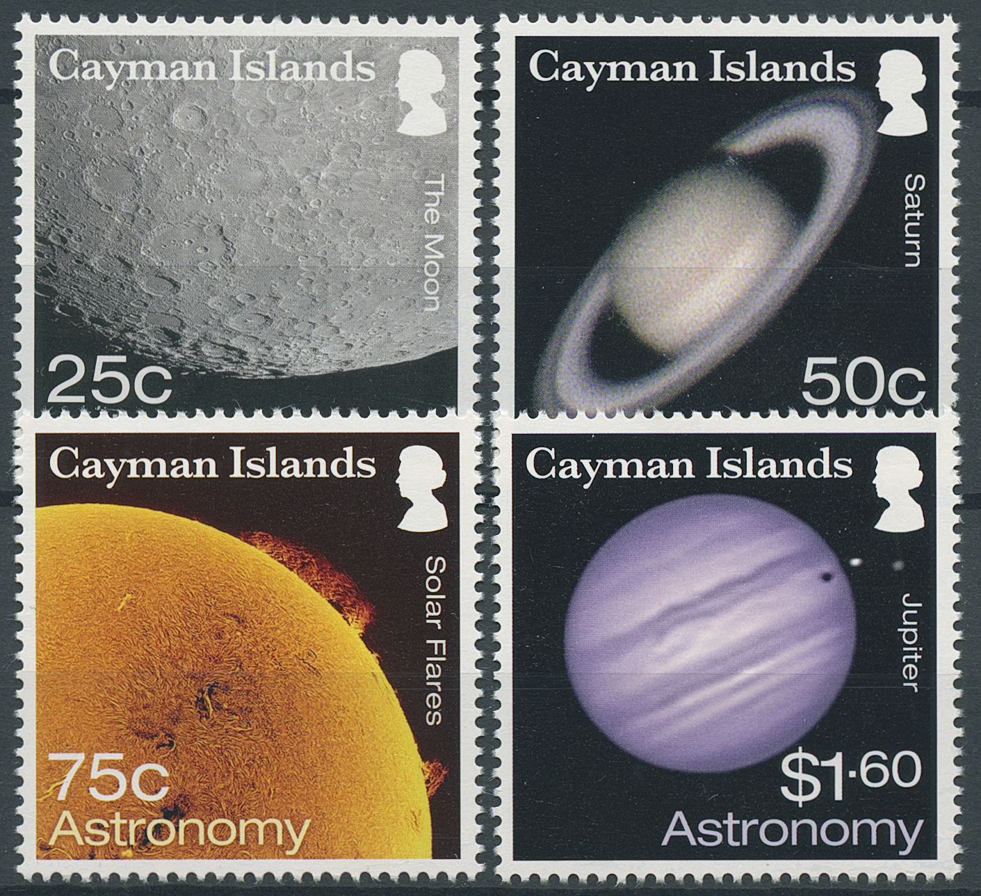 Cayman Islands 2017 MNH Space Stamps Astronomy Planets Jupiter Moon Sun 4v Set