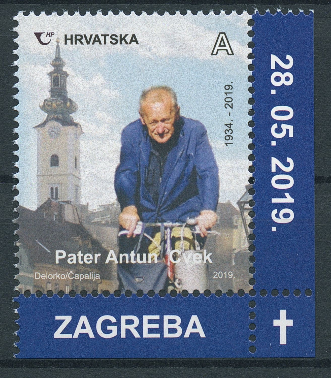 Croatia Religion Stamps 2019 MNH Father Antun Cvek Good Spirit of Zagreb 1v Set
