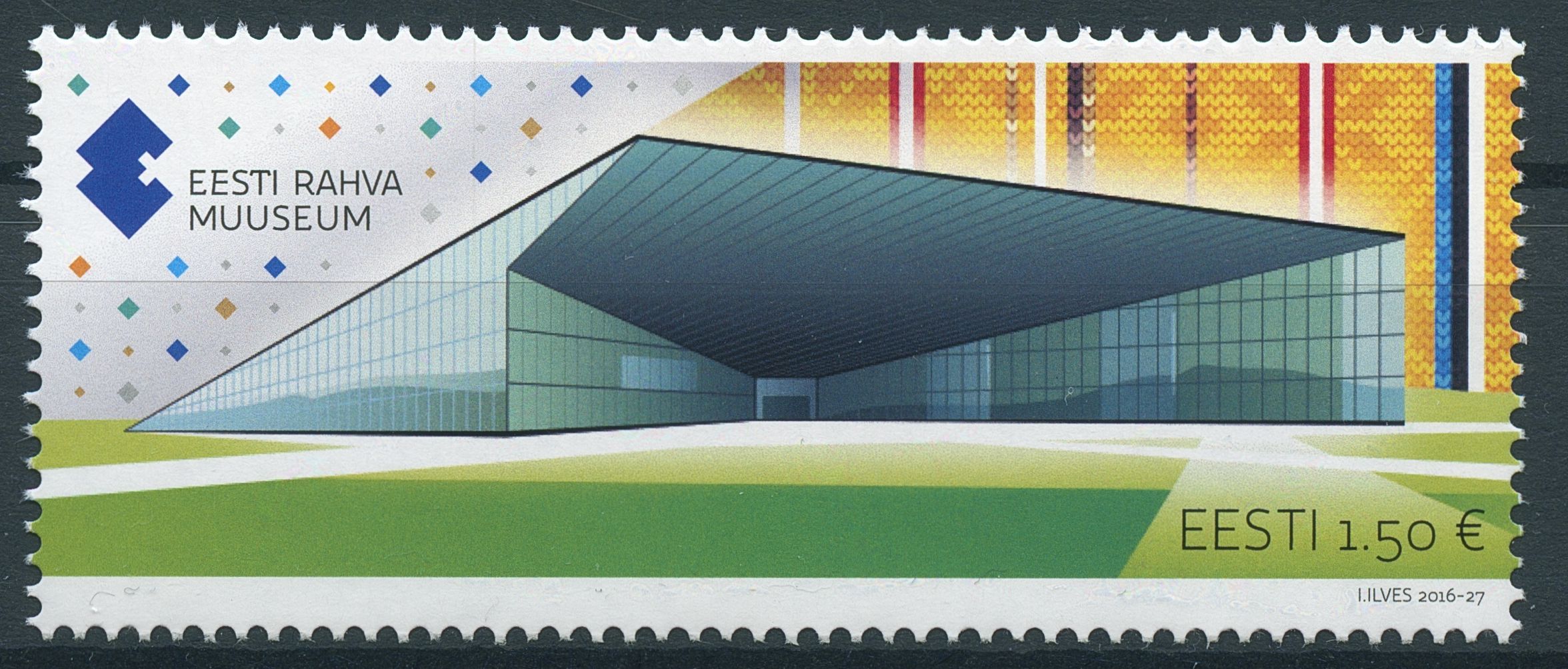 Estonia 2016 MNH Estonian National Museum 1v Set Architecture Buildings Stamps