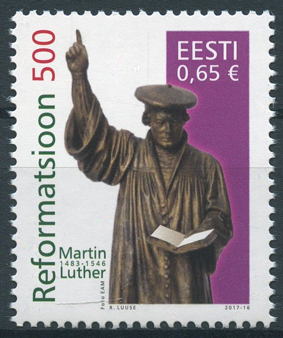 Estonia Religion Stamps 2017 MNH Reformation 500th Anniv Martin Luther 1v Set