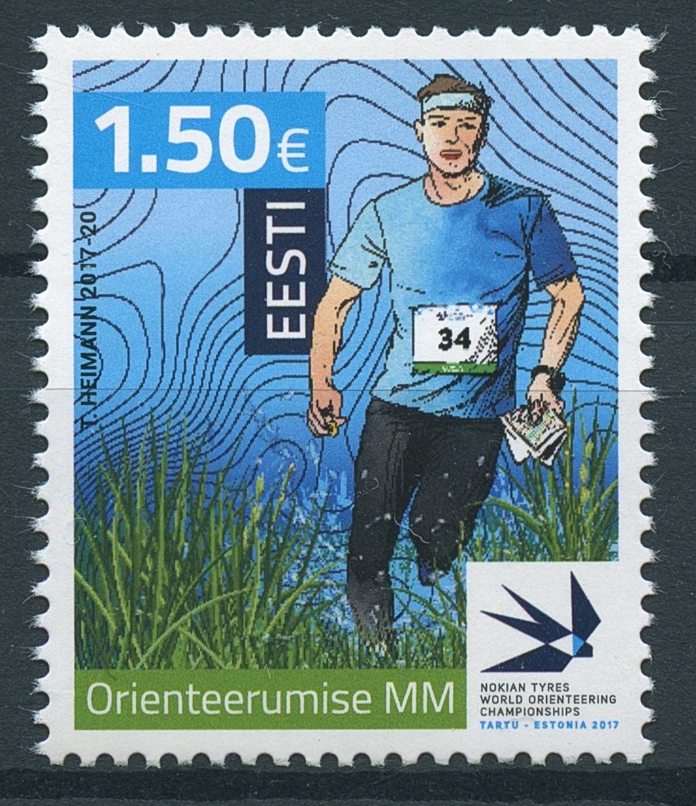 Estonia 2017 MNH WOC World Orienteering Championships 1v Set Sports Stamps