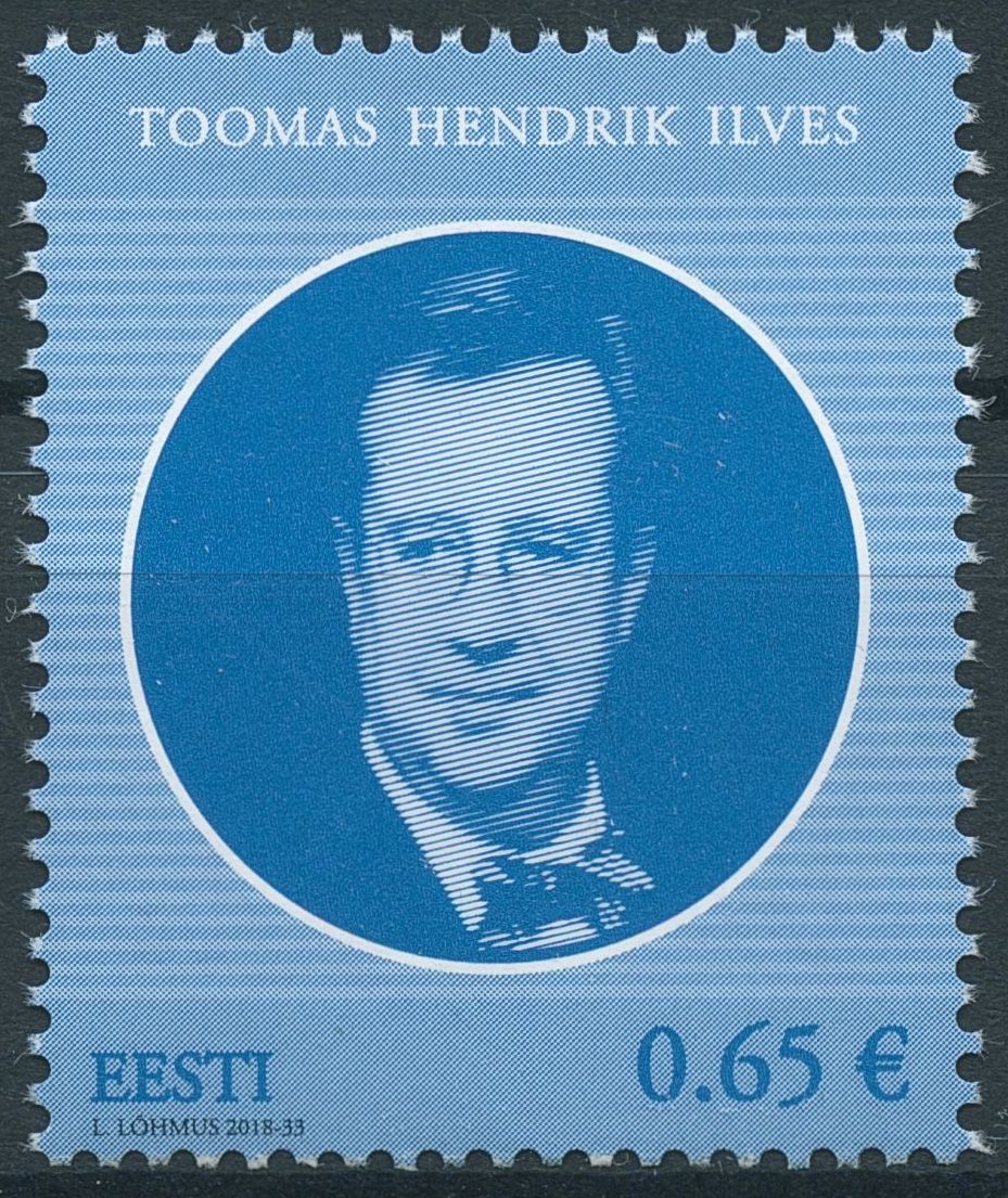 Estonia 2018 MNH Toomas Hendrik Ilves 1v Set Presidents Politicians Stamps