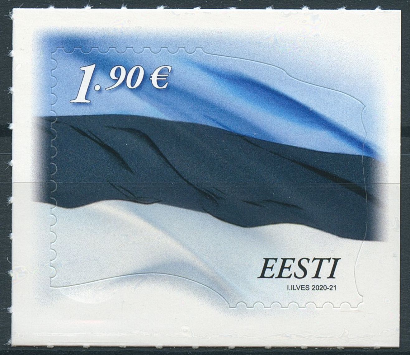 Estonia Flags Stamps 2020 MNH Estonian Flag E1.90 National Emblems 1v S/A Set