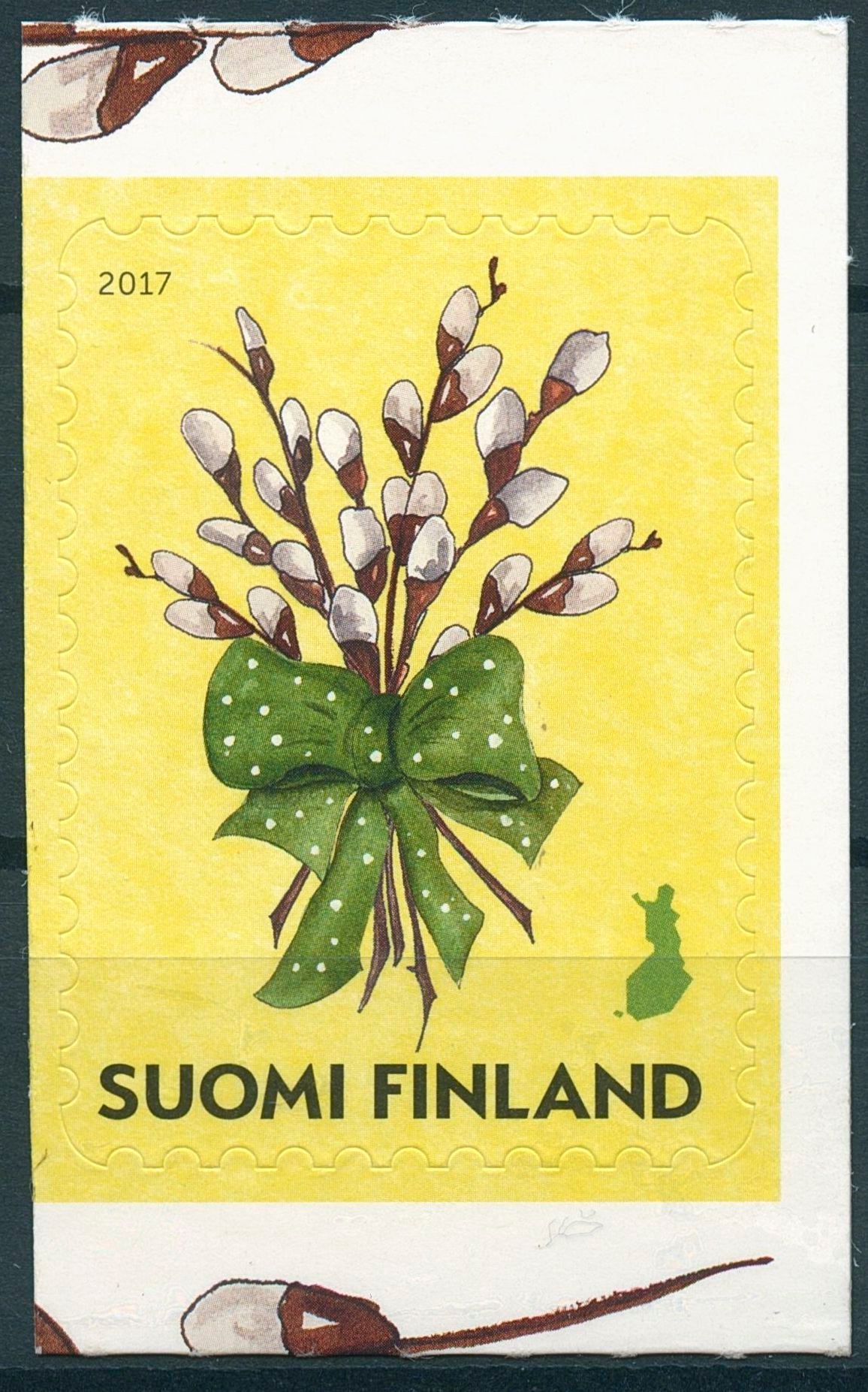 Finland 2017 MNH Easter - Willow Twigs 1v S/A Set Plants Trees Stamps