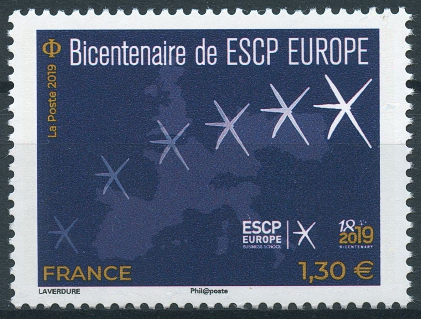 France Education Stamps 2019 MNH ESCP Europe Paris Business School 1v Set
