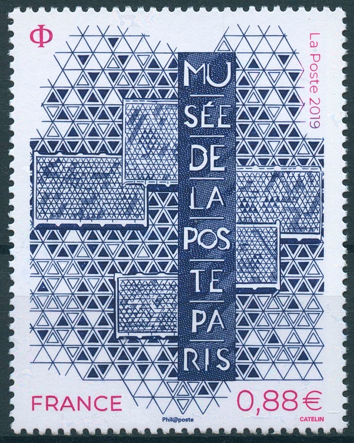 France Stamps 2019 MNH Musee de la Poste Postal Museum History 1v Set