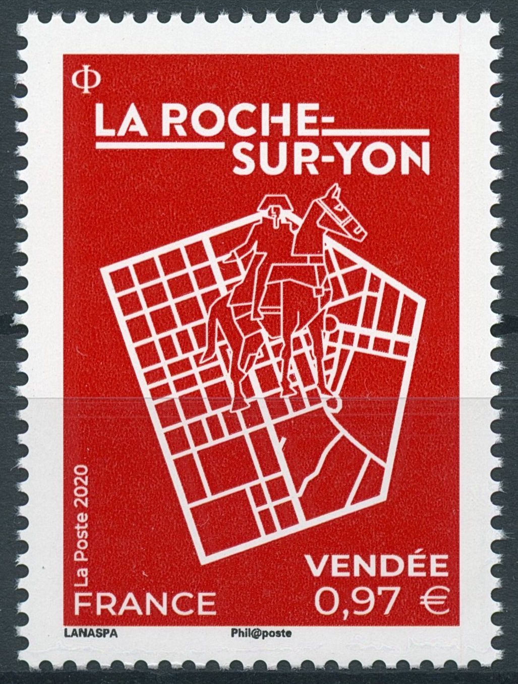France Architecture Stamps 2020 MNH La Roche-sur-Yon Vendee Horses 1v Set