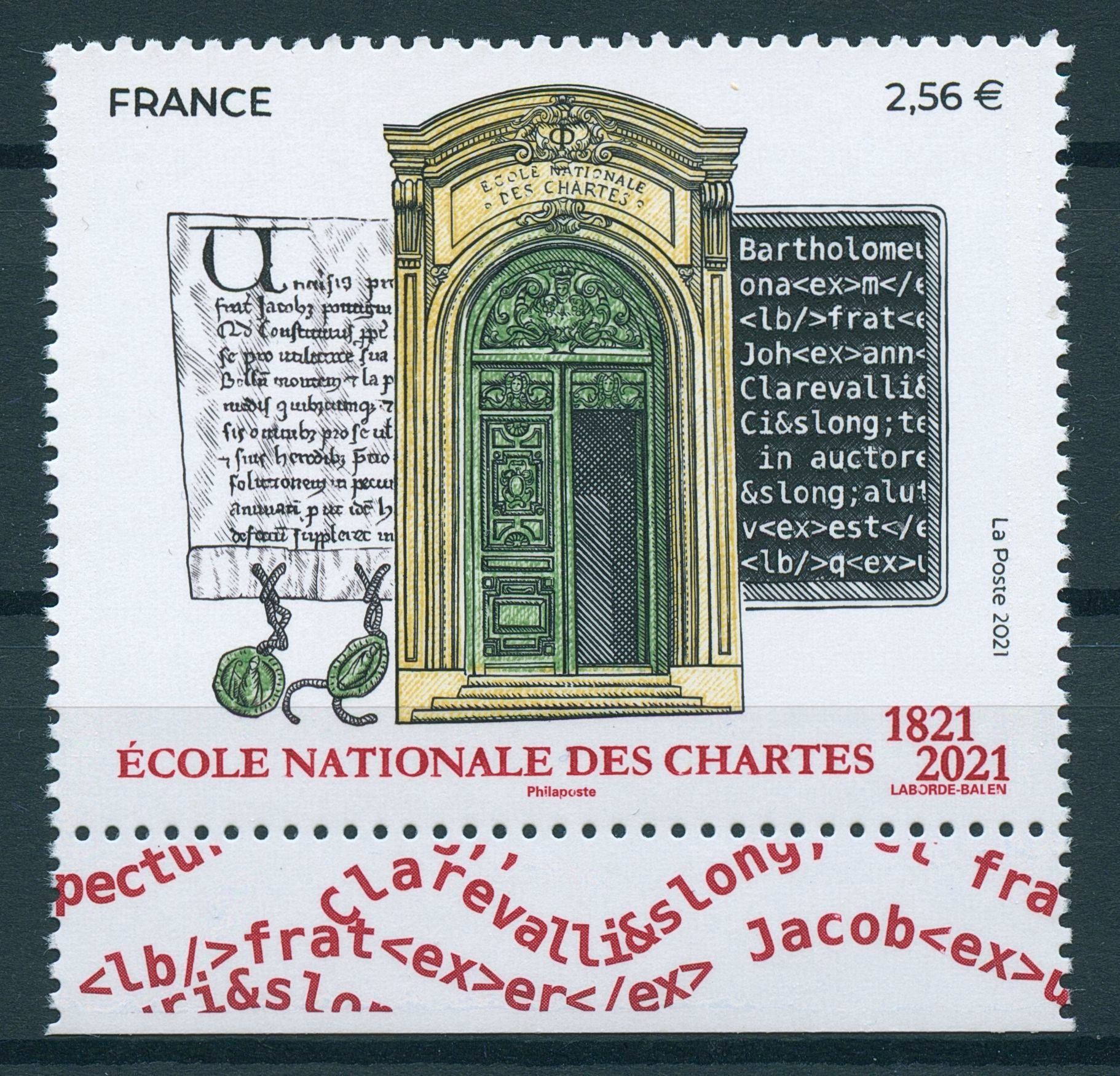 France Education Stamps 2021 MNH Ecole Nationale des Chartres Schools 1v Set
