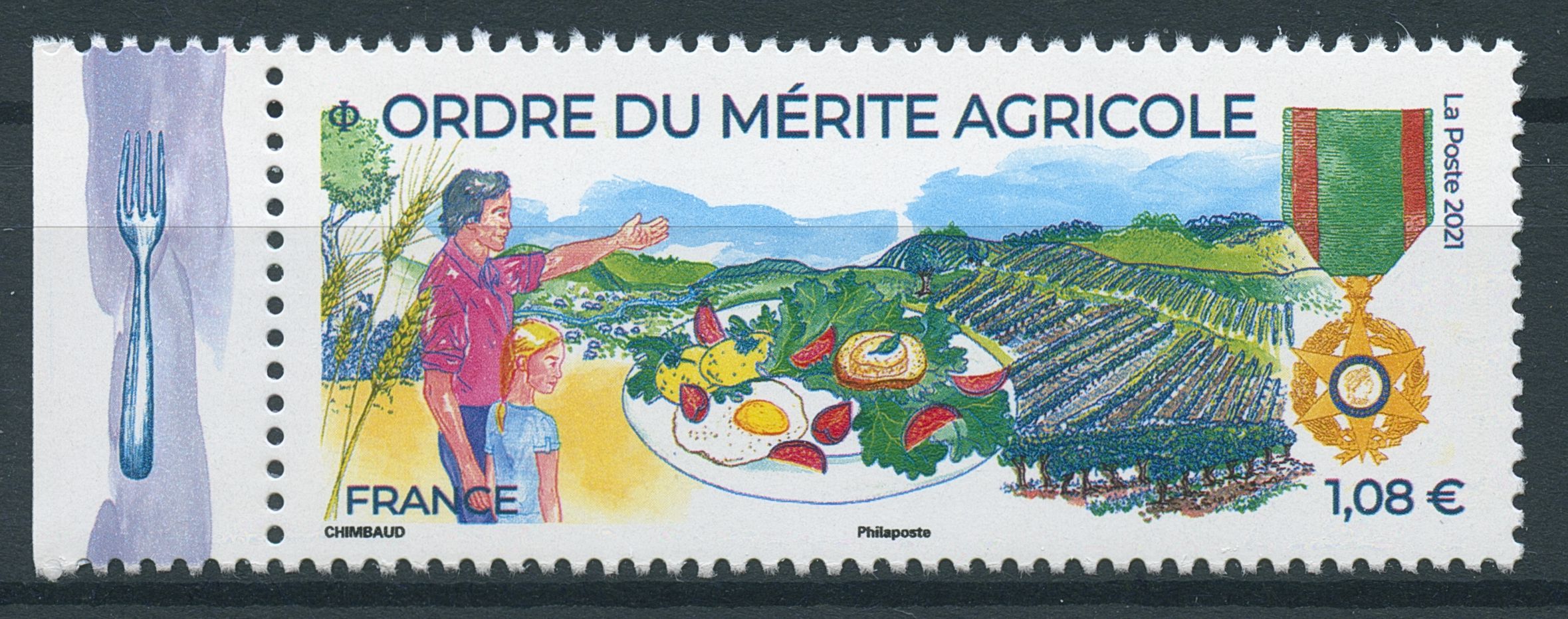 France 2021 MNH Stamps Order of Agricultural Merit Agriculture Nature 1v Set