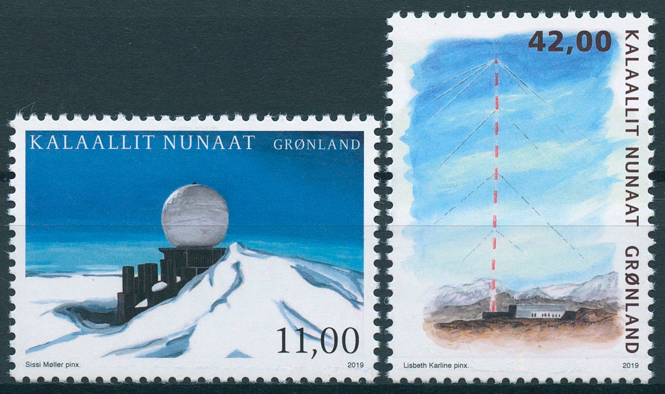 Greenland 2019 MNH Abandoned Stations Pt III 2v Set Architecture Stamps