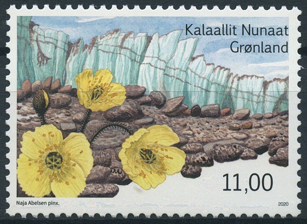 Greenland Flowers Stamps 2020 MNH Arctic Deserts Pt II Landscapes Nature 1v Set