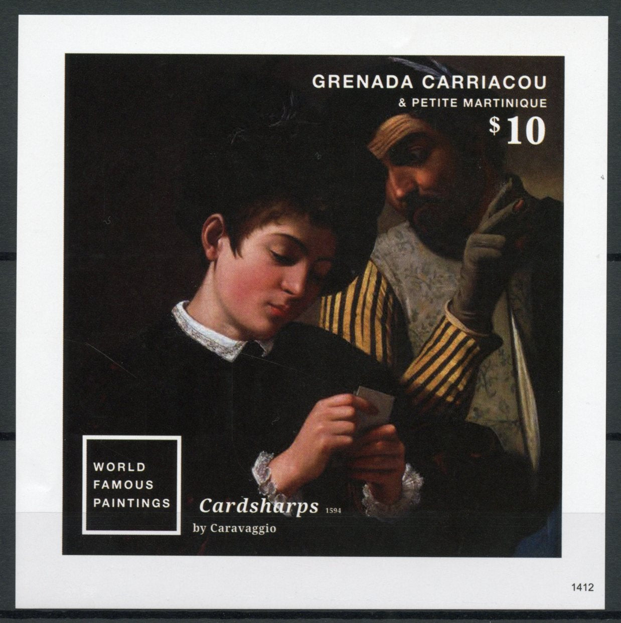 Grenada Grenadines Art Stamps 2014 MNH Famous Paintings Caravaggio 1v IMPF S/S I