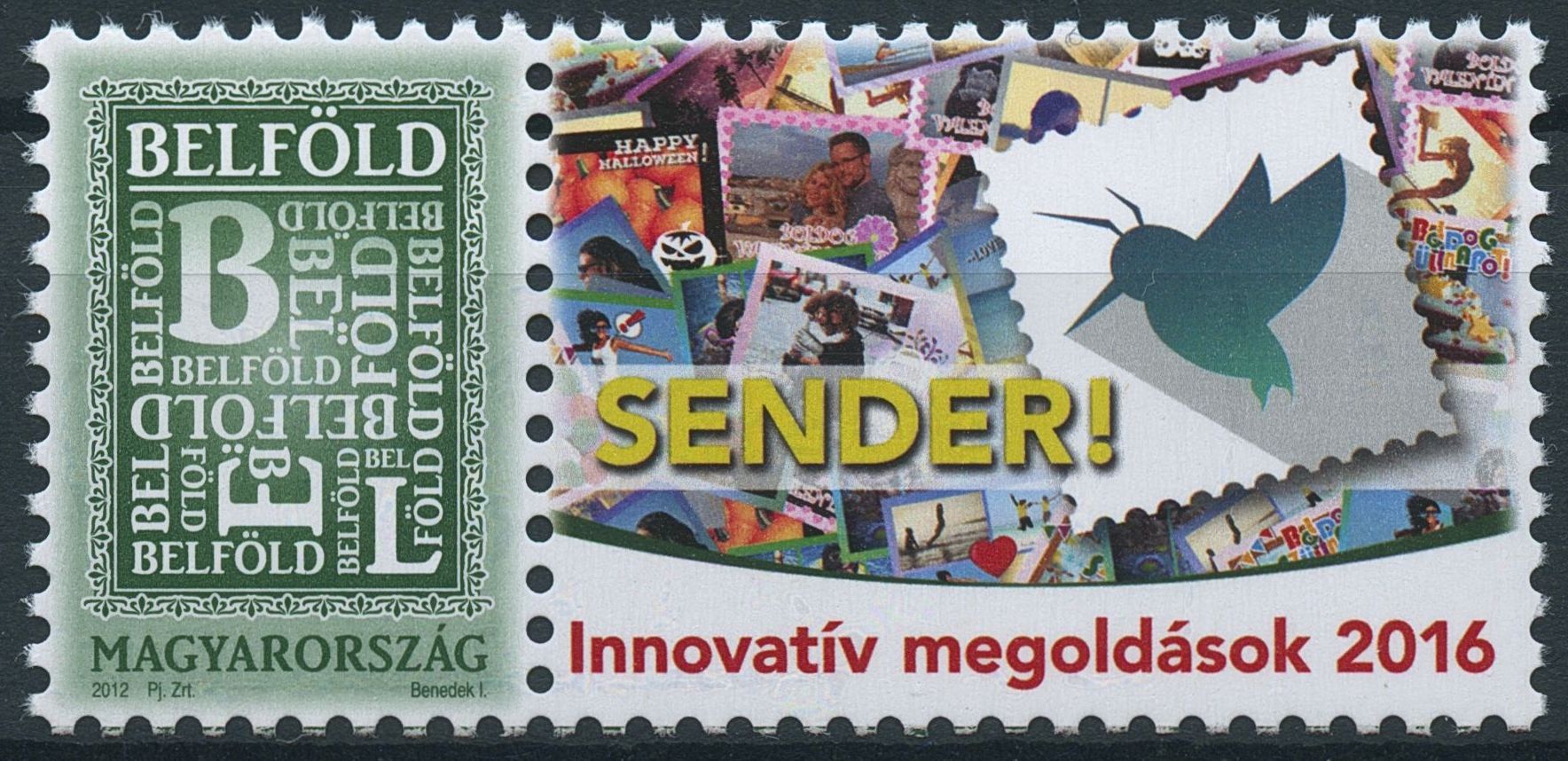 Hungary 2016 MNH Innovative Solutions Sender 1v Set Stamps on Stamps