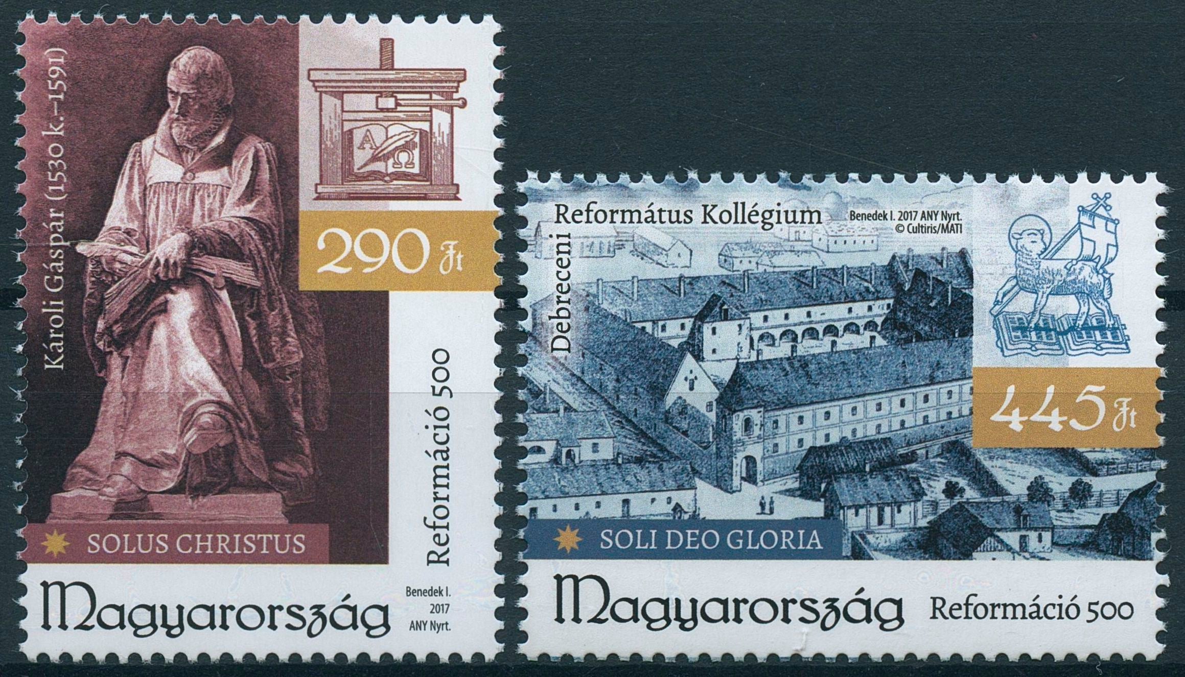 Hungary 2017 MNH Reformation 500th Anniv 2v Set Religion Architecture Stamps
