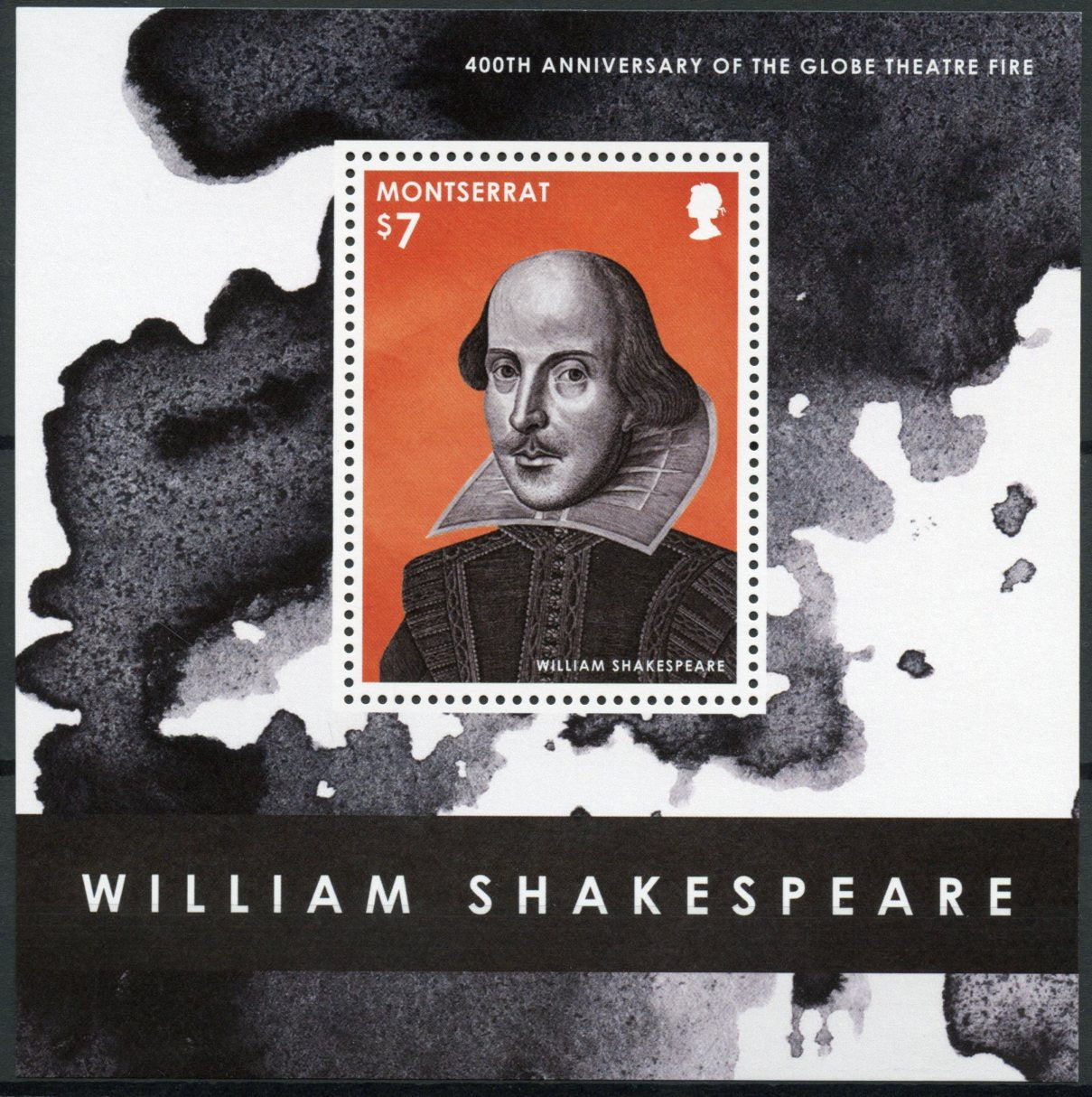 Montserrat Famous People 2013 MNH William Shakespeare Writers 1v S/S Stamps