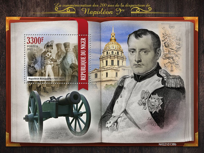 Niger 2021 MNH People Stamps Napoleon Bonaparte Historical Figures Military 1v S/S