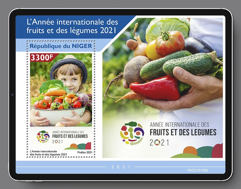 Niger 2021 MNH Nature Stamps International Year Fruit & Vegetables Fruits 1v S/S